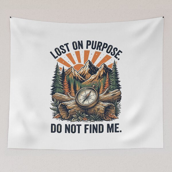 Item preview, Lost on purpose — Do not find me artwork. designed and sold by ToonFusionTeeS.
