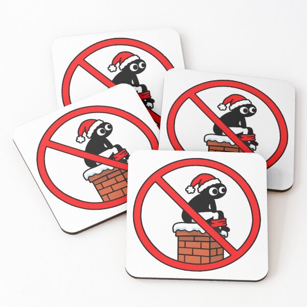 Item preview, No Pooping in the Chimney Funny Christmas designed and sold by MonkiFlipp.