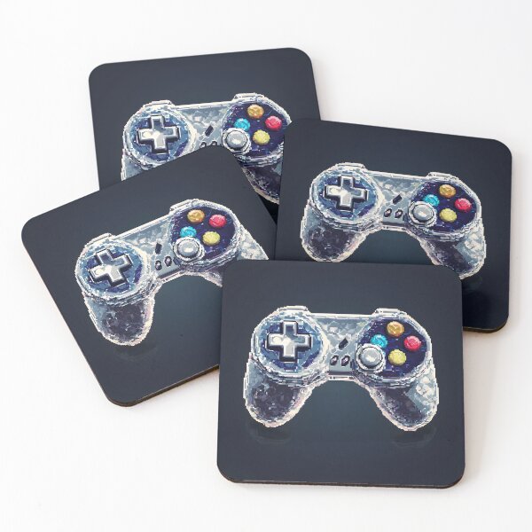Item preview, Pixel Game Controller, 3d Render, Cool Ice designed and sold by Checho30.