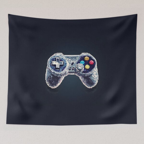 Item preview, Pixel Game Controller, 3d Render, Cool Ice designed and sold by Checho30.