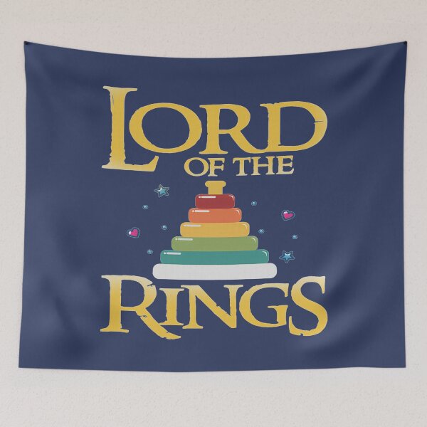 Item preview, Baby Lord Rings Mum Dad Kids  designed and sold by DorettaBrassard.