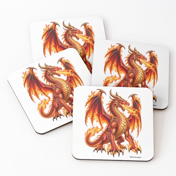 Item preview, Inferno – The Legendary Fire Dragon of Eternal Flames designed and sold by BlingandGifts.