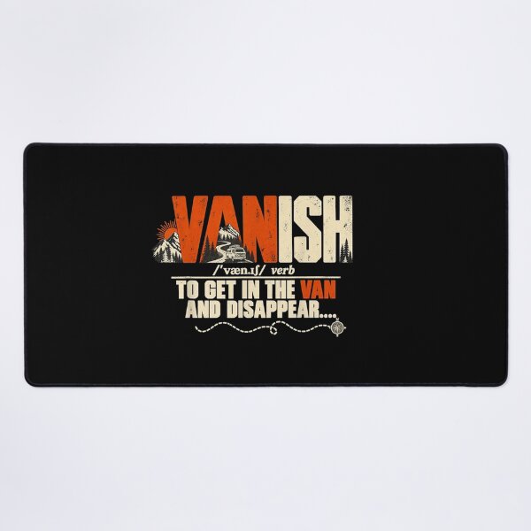 Item preview, Vanish Get in the Van and Disappear Retro Road Trip designed and sold by NAAYAX.