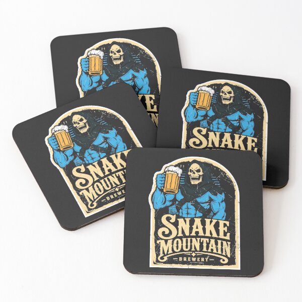 Item preview, Snake Mountain Brewery Retro Skull Beer Pub Graphic Tee designed and sold by JapanSHP7.