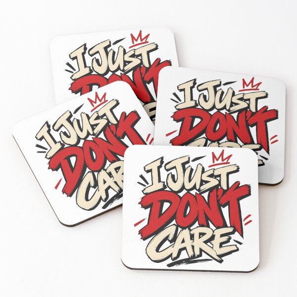 Item preview, I Just Don’t Care – Urban Graffiti Punk Streetwear Design designed and sold by UrbanStatic.