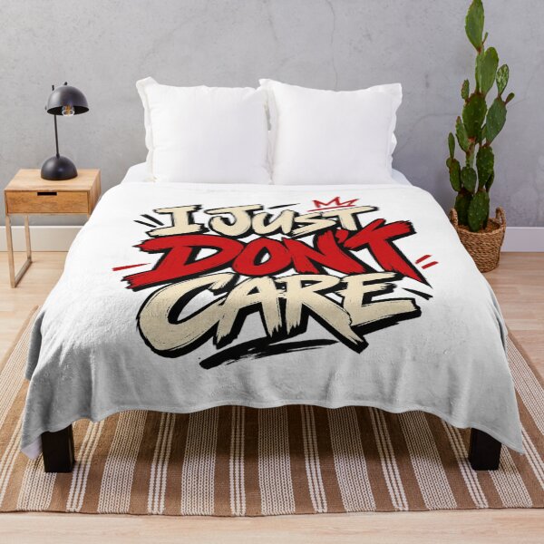 Item preview, I Just Don’t Care – Urban Graffiti Punk Streetwear Design designed and sold by UrbanStatic.