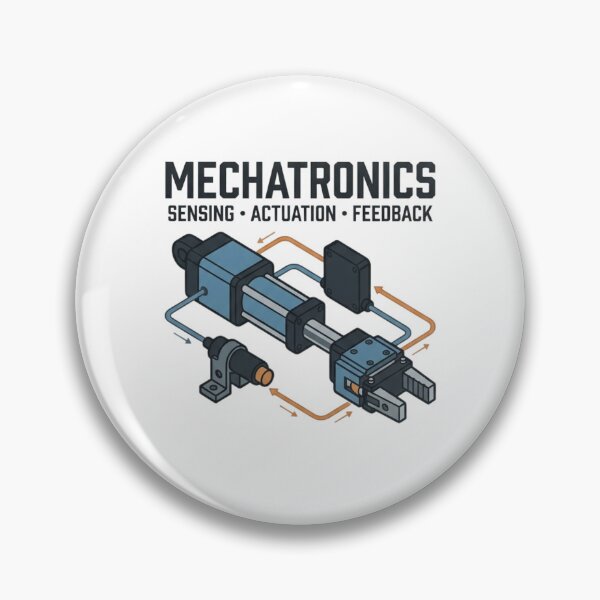 Item preview, Mechatronics Technician Sensing and Actuation Graphic designed and sold by Amr Darwish Graphic designer.
