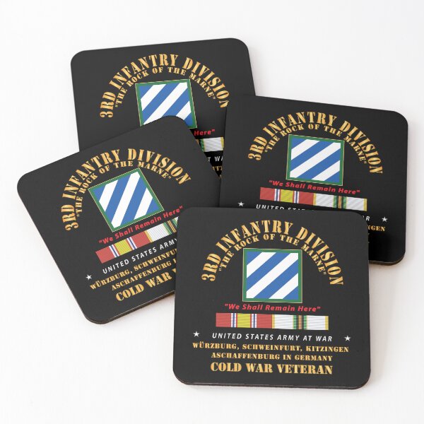 Item preview, Army - 3rd Infantry Division - Germany with Cold War Service Ribbons X 300 designed and sold by Military Insignia Products.
