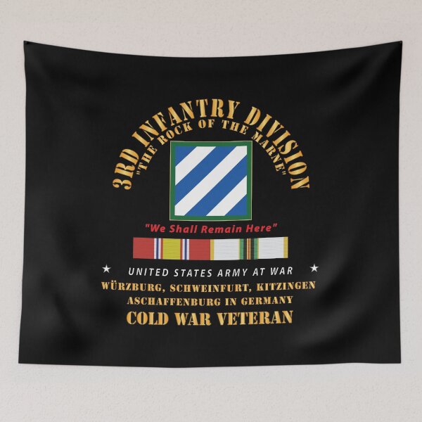 Item preview, Army - 3rd Infantry Division - Germany with Cold War Service Ribbons X 300 designed and sold by Military Insignia Products.