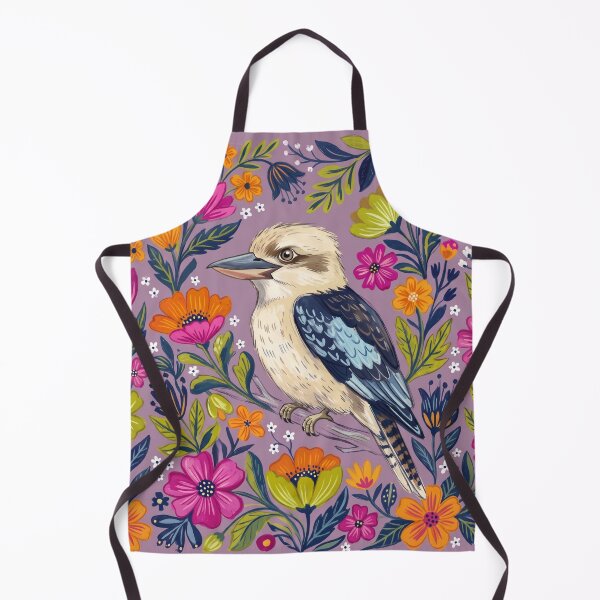 Item preview, Laughing Kookaburra Folk Art Floral Australian Bird designed and sold by Wennebabs.