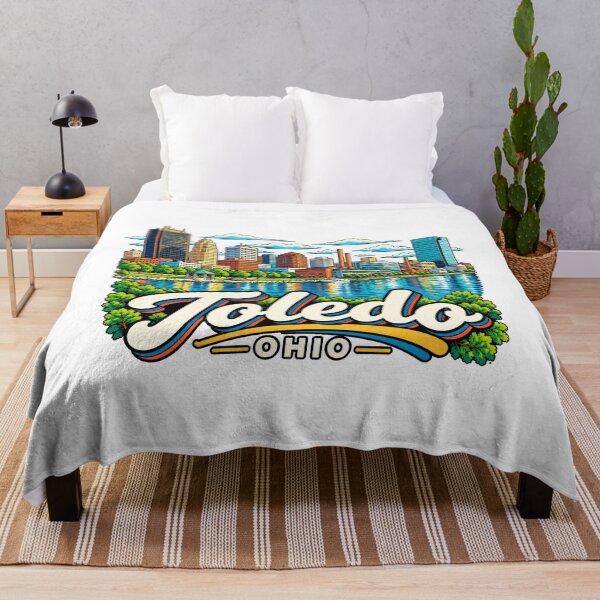 Item preview, Hand Drawn Toledo Ohio Travel Souvenir Landmark Gift designed and sold by MichaeIRellov.