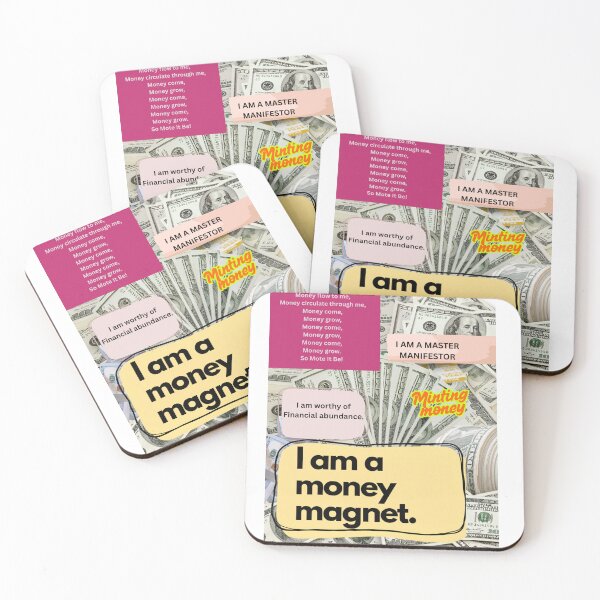 Item preview, Money Magnet Aesthetic Vision Board Art designed and sold by blairvina9028.