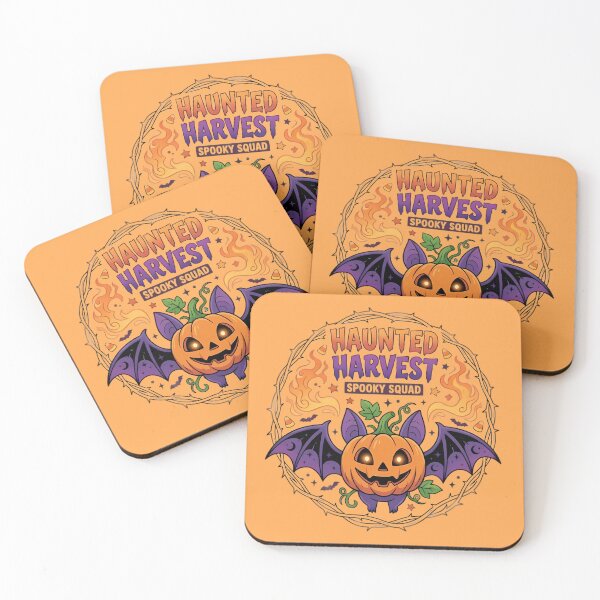 Item preview, Haunted Harvest Spooky Squad Retro Halloween Pumpkin designed and sold by souque08.