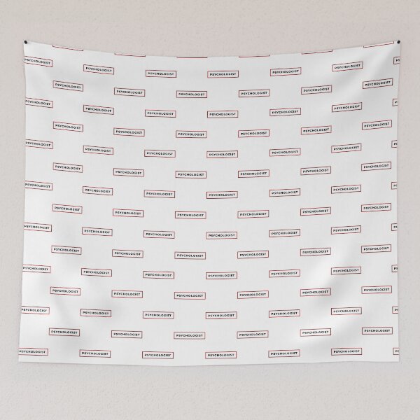 Item preview, Psychologist Concept Design with Bold Red Frame Illustration designed and sold by Alexbk1.