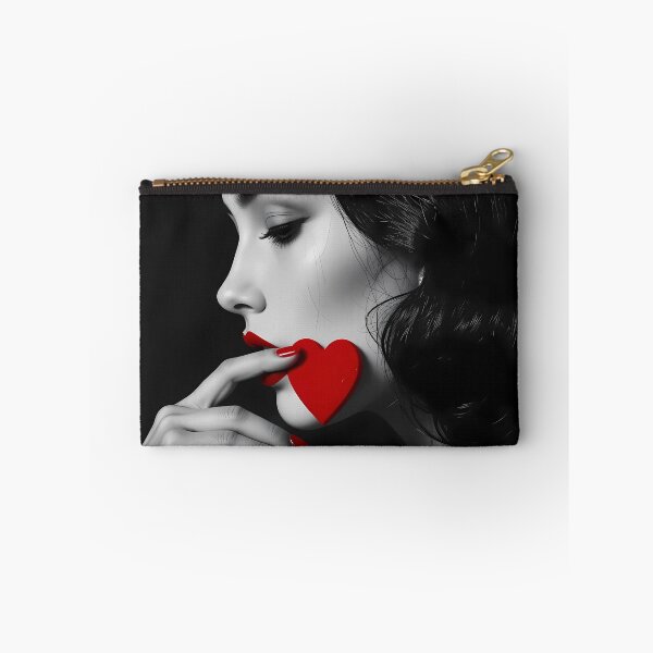 Item preview, Woman and red lips in black  designed and sold by Art Shop Doris.