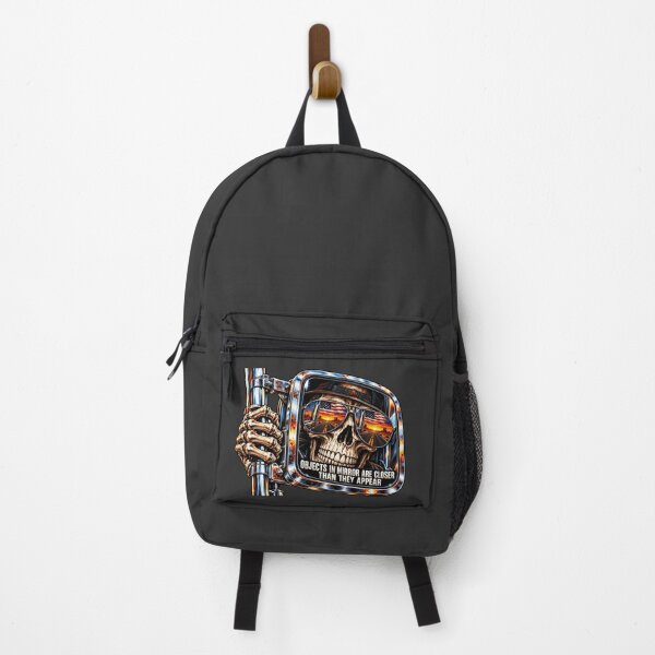 Item preview, Objects In Mirror & Skeleton Trucker designed and sold by NomadForge.