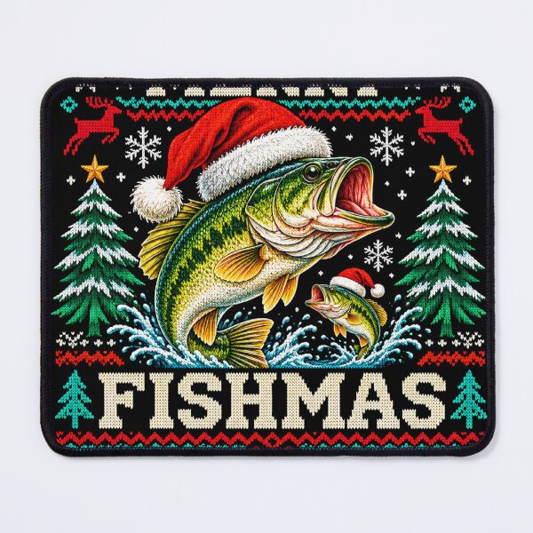 Item preview, Merry Fishmas Bass Fish designed and sold by Mavesha.