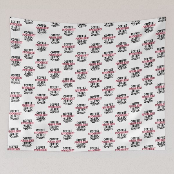 Item preview, Coffee Psychologist Sleep Repeat Funny Quote for Psychology Enthusiasts designed and sold by Alexbk1.