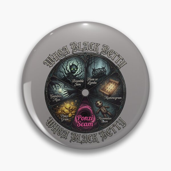 Item preview, Whoa Black Betty Lyric Wheel Pun-76 designed and sold by BennySchaffer.