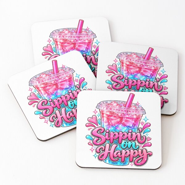 Item preview, Sippin on Happy Iced Drink designed and sold by RedPandaDawg.