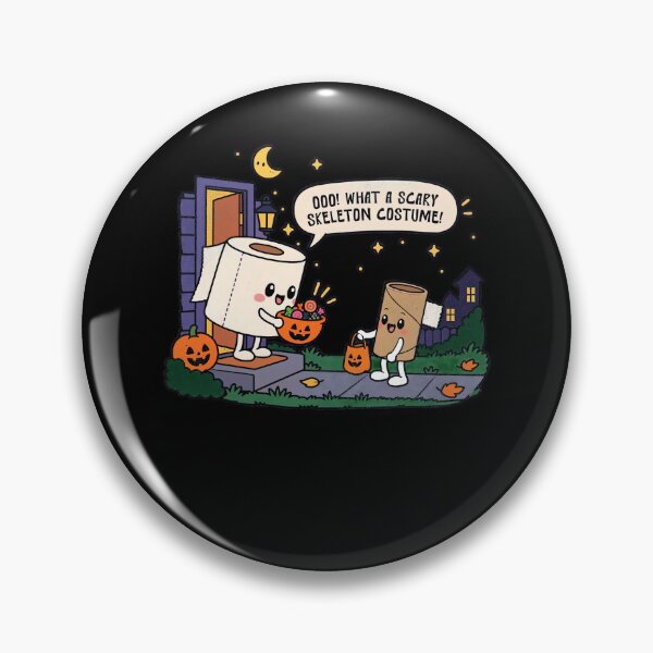Item preview, Cute Toilet Paper Scary Skeleton Costume Funny Halloween Graphic designed and sold by JaPanAnimeSh8.
