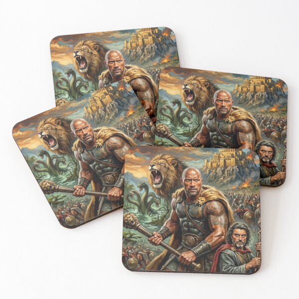 Item preview, Mythological Legend Ancient Battle Hercules Fine Art Tribute designed and sold by Art's Diner.