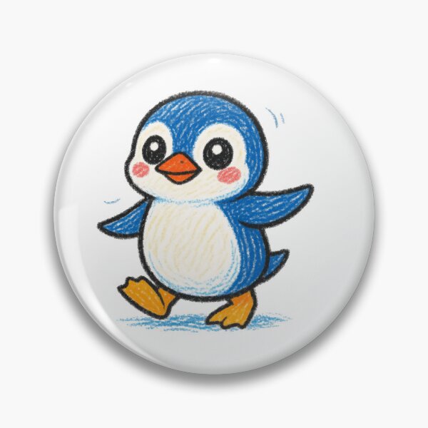 Item preview, Cute Kawaii Penguin – Adorable Baby Penguin Cartoon designed and sold by Mousy17.
