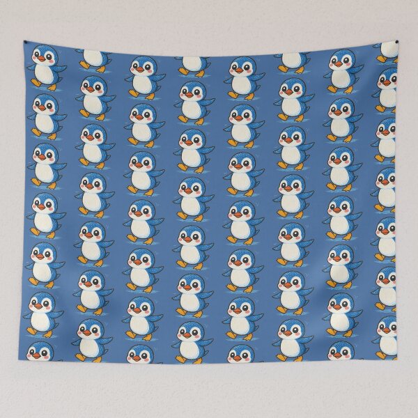 Item preview, Cute Kawaii Penguin – Adorable Baby Penguin Cartoon designed and sold by Mousy17.