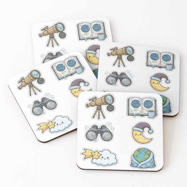 Item preview, New Year Stargazing & Astronomy Fails Sticker Pack - Night Sky Set designed and sold by SimpleP.
