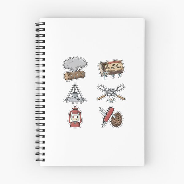 Item preview, New Year Campfire & Bonfire Disasters Sticker Pack - Outdoor Wood Set designed and sold by SimpleP.