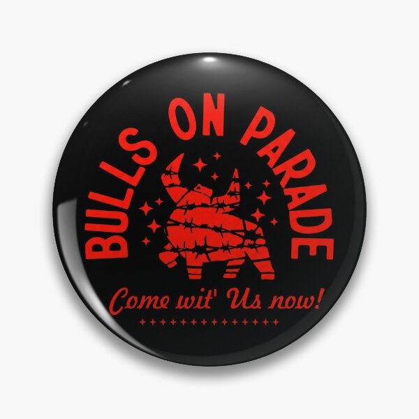 Item preview, Bulls Red Typography Graphic Poster designed and sold by deanmarti.