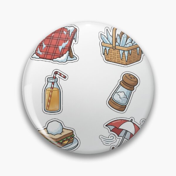 Item preview, Winter Picnic Disasters Sticker Pack - Cold Outdoor Feast Set designed and sold by SimpleP.