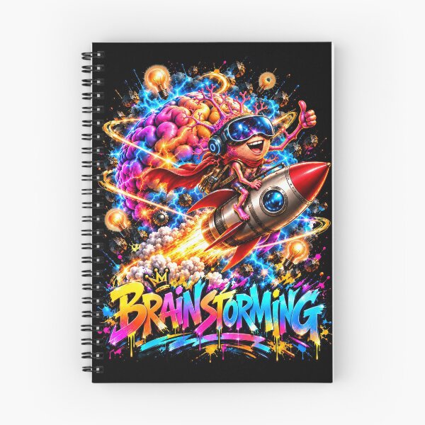 Item preview, Brainstorming – Creative Mind on a Rocket designed and sold by DansCreations42.