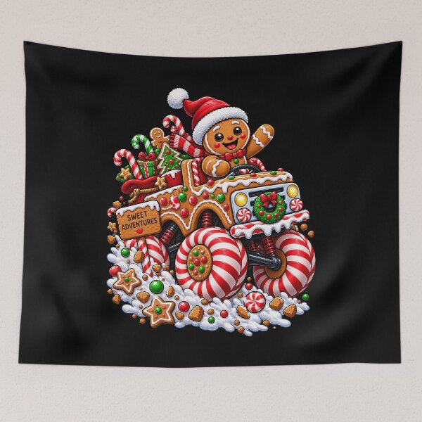 Item preview, Gingerbread Truck Adventure for the Christmas Holidays designed and sold by rafaeltto.