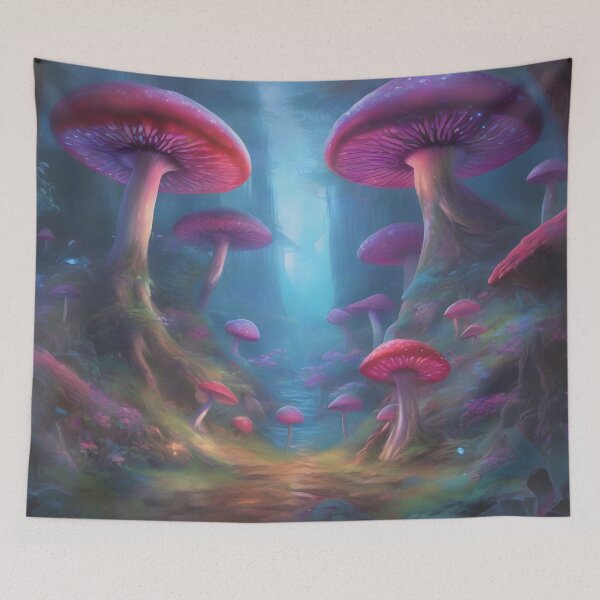 Item preview, Magical Mushroom Forest designed and sold by Fanta-sticky.