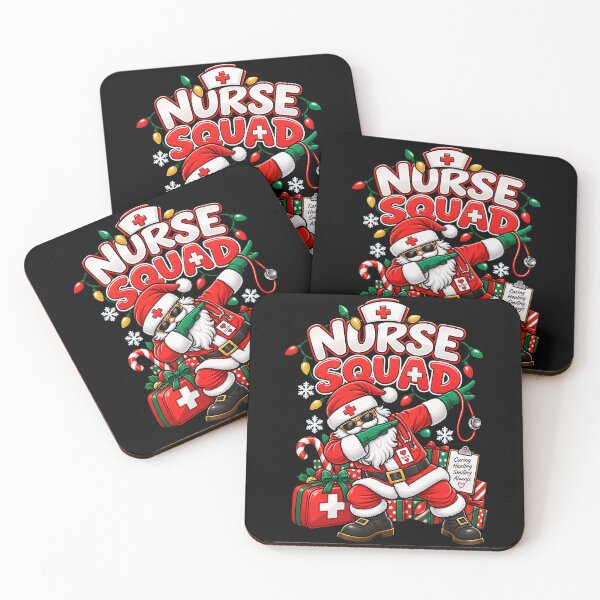 Item preview, Nurse Squad Santa Christmas Design Dab designed and sold by rafaeltto.