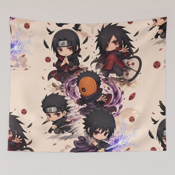 Item preview, Chibi Ninja Anime Collection – Dark Shinobi Warriors and Red Eye Powers designed and sold by Dyan4.