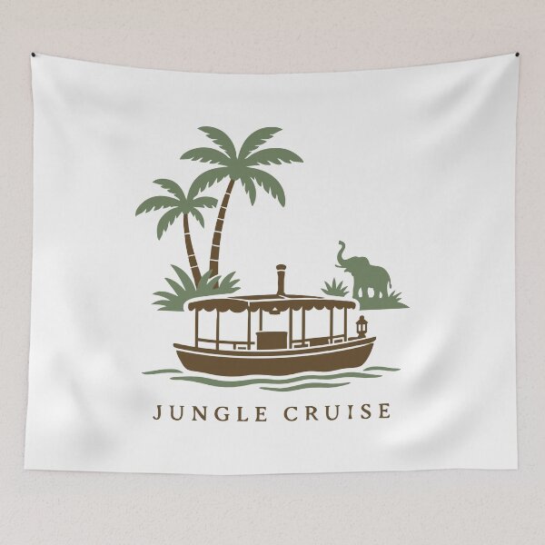 Item preview, Jungle Cruise – Vintage Riverboat Adventure designed and sold by pixiedustpaint.