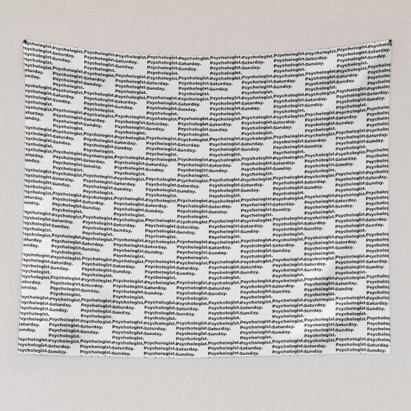 Item preview, Funny Psychologist Workweek Design for Mental Health Professionals designed and sold by Alexbk1.