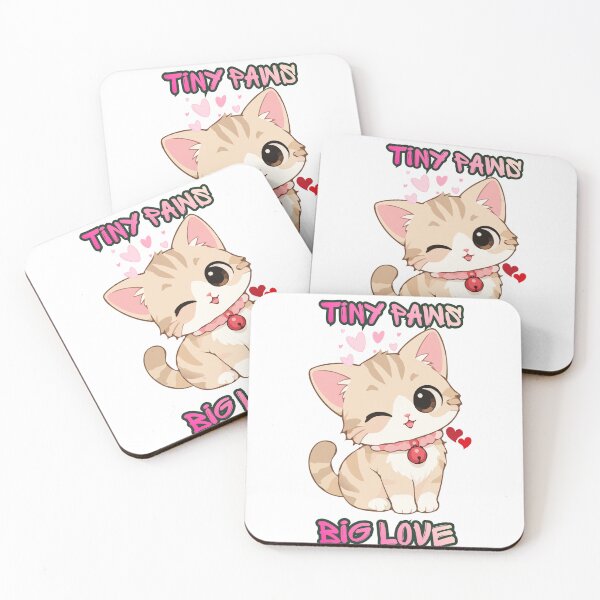 Item preview, Tiny Paws, Big Love | Cute Kitten designed and sold by Ankmp Artevo.