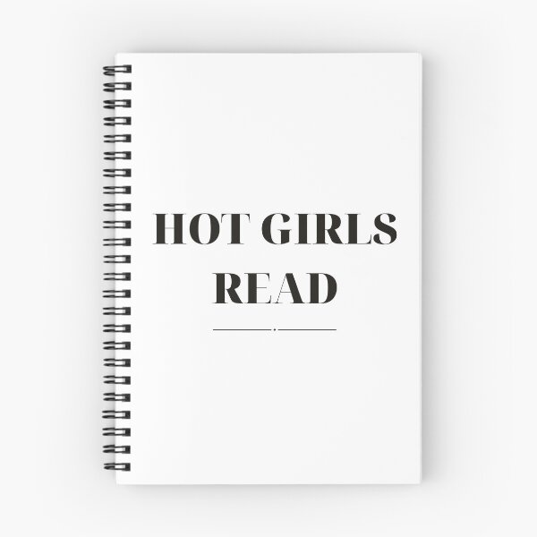 Item preview, Hot Girls Read — Bookish Statement Design designed and sold by WellReadThreadz.