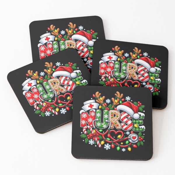 Item preview, Festive Nurse Christmas Design for Medical Professionals designed and sold by rafaeltto.