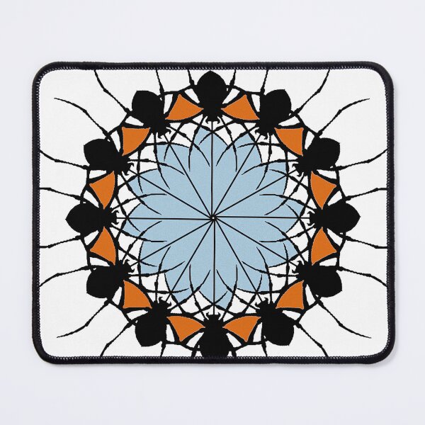 Item preview,  Copy of Gothic Spider Mandala Geometric Circle Art Print designed and sold by hepopatterns.
