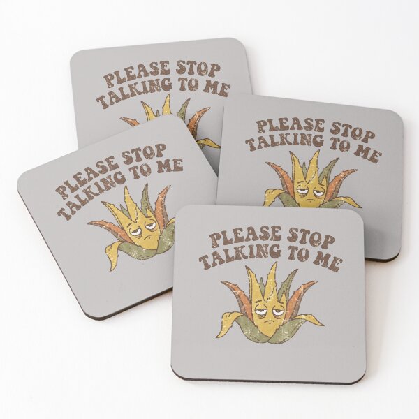 Item preview, Please Stop Talking To Me Funny Plant designed and sold by LayercraftArt.