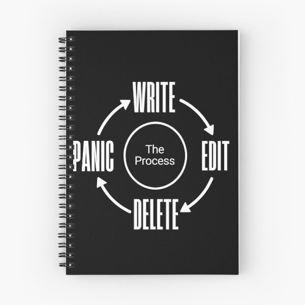 Item preview, The Process - Funny Writer & Author Graphic designed and sold by Pixel-and-Thread-Co.