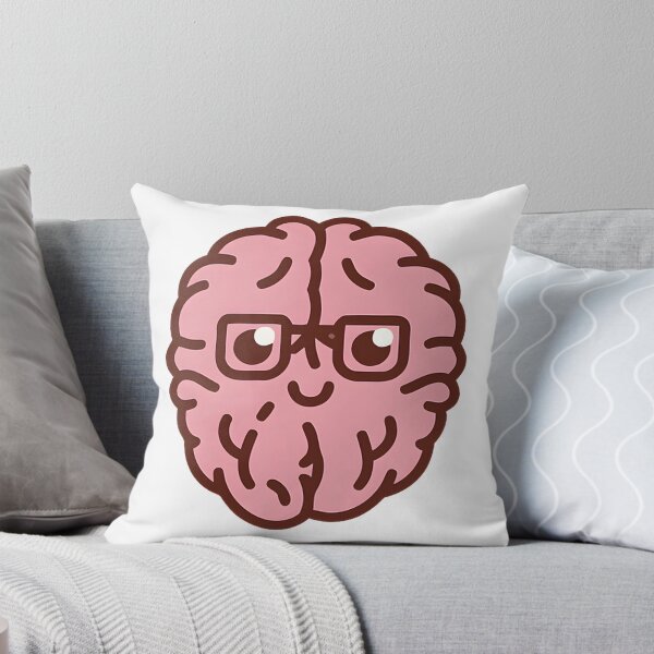 Item preview, Cute Psychology Illustration with Brain and Heart Art Design designed and sold by AbdoTdesigner.