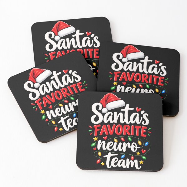 Item preview, Santa's Favorite Neuro Team Christmas Design designed and sold by rafaeltto.