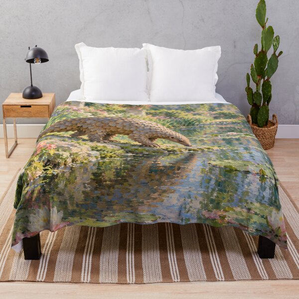 Item preview, Pangolin Lily Pond | A Little Monet Magic designed and sold by ksgraphics222.