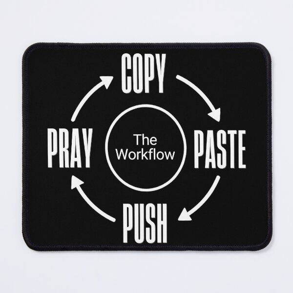 Item preview, The Workflow - Minimalist Software Engineer & Developer Graphic designed and sold by Pixel-and-Thread-Co.