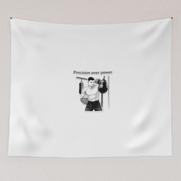 Item preview, Precision Over Power Boxing Motivation designed and sold by NiftyWrx.